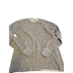 Vintage Morgan Mills Performance Wear Thermal Shirt Gray XL Made in USA 90s Mens